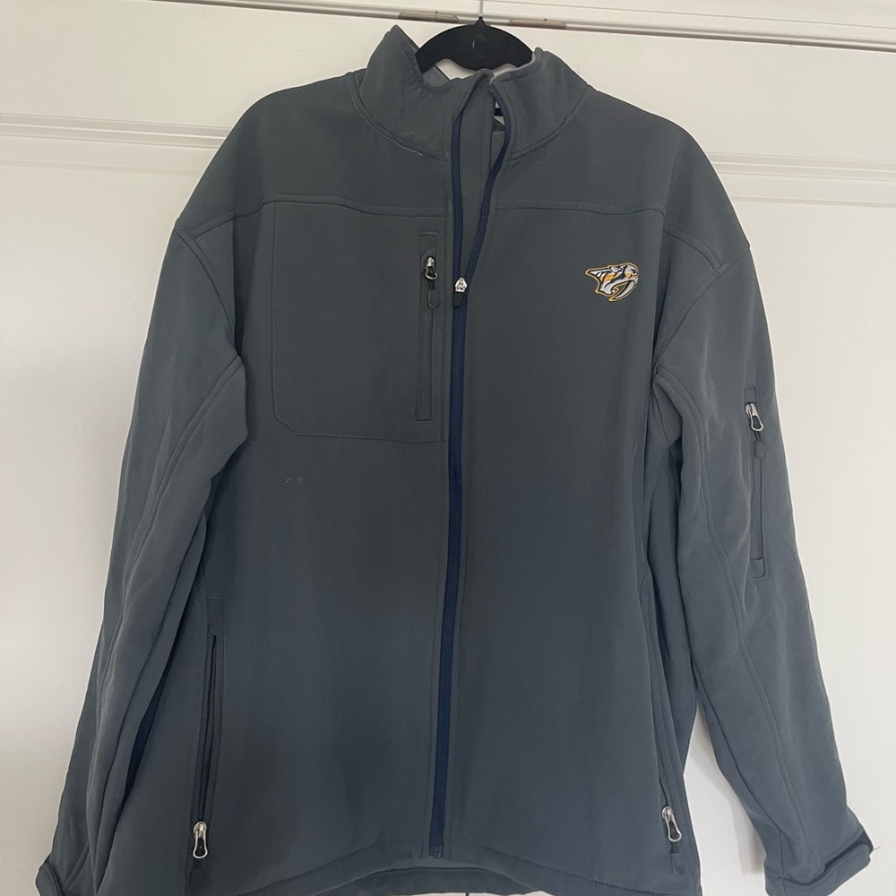 Nhl Gray Full-Zip Performance Jacket - image 1